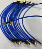 Кабель для РЭБ RG402 (антенный адаптер генератора помех) длина 30 см. разъем SMA «male» - SMA «male» цвет: Синий