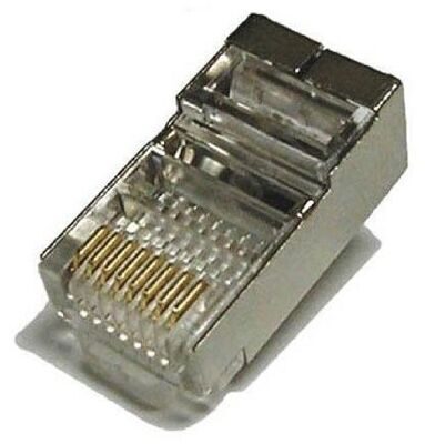 Коннектор компьютерный 8P8C (RG-45) на экранированный кабель